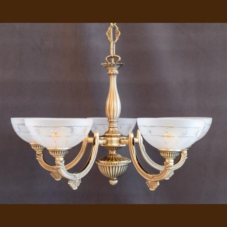 Candelabre, Lustre - Lustra clasica suspendata cu 5 brate design italian 9971