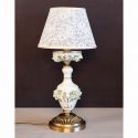Veioza design italian din alama si portelan colorat 9961