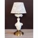Veioze - Veioza design italian din alama si portelan alb 9962