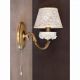 Aplica design italian din alama si portelan alb 9962