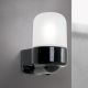 Aplice, corpuri de iluminat pentru pereti - Aplica de perete design minimalist din ceramica neagra OSTIA
