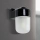 Aplice, corpuri de iluminat pentru pereti - Aplica de perete design minimalist din ceramica neagra OSTIA