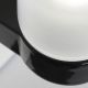 Aplice, corpuri de iluminat pentru pereti - Aplica de perete design minimalist din ceramica neagra OSTIA