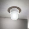 Mini Plafoniera din ceramica alba OSTIA