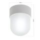 Plafoniere cu spoturi, Spoturi aplicate - Mini Plafoniera din ceramica alba OSTIA