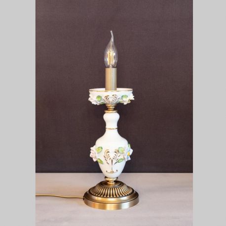 Veioze - Veioza design italian din alama si portelan colorat 9951