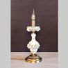 Veioza design italian din alama si portelan colorat 9951