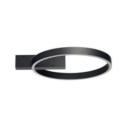 Plafoniere - Plafoniera LED moderna Arte Top 15W+15W CCT Switch Bk