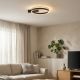 Plafoniere - Plafoniera LED moderna Arte Top 25W+25W CCT Switch Bk