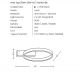 Plafoniere - Plafoniera LED moderna Arte Top 25W+25W CCT Switch Bk
