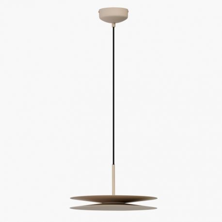 Pendule, Lustre suspendate - Lustra/Pendul LED modern DISC 35 bej