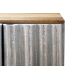 Comode - Comoda din lemn masiv de mango cu fronturi metalice ZALVERO 75cm