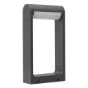 Stalp exterior LED modern IP65 FRAME 30 3000K gri inchis