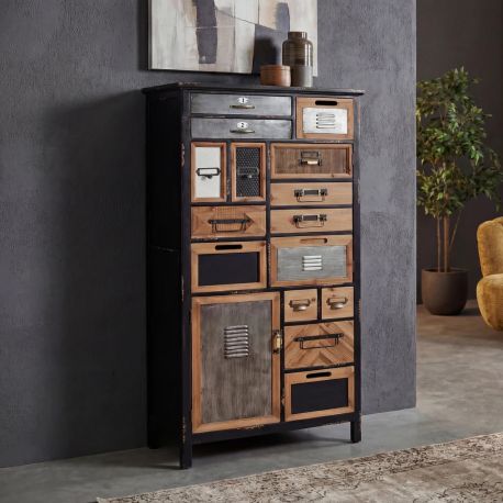 Comode - Dulap cu sertare stil industrial vintage SECRETS 150cm