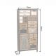 Comode - Dulap cu sertare stil industrial vintage SECRETS 150cm