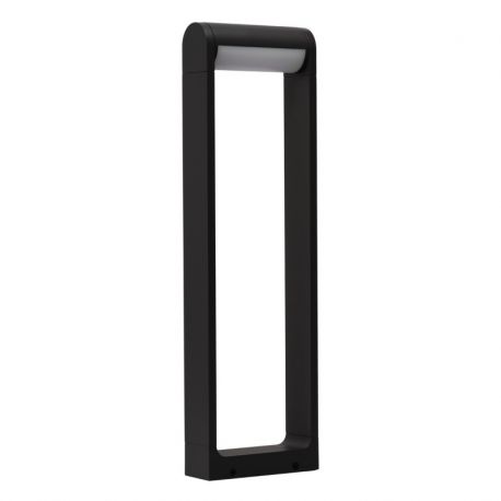 Stalpi - Stalp exterior LED modern IP65 FRAME 60 3000K BK