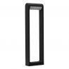 Stalp exterior LED modern IP65 FRAME 60 3000K BK