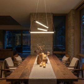 Candelabre, Lustre - Lustra LED design modern Palos 3 3-Step DIMM Bk