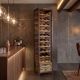 Biblioteci-Rafturi - Raft pentru sticle de vin Bodega 190cm