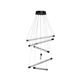 Corpuri de iluminat Lustre pentru casa scarii - Lustra LED casa scarii design modern Palos 6 3-Step DIMM Bk