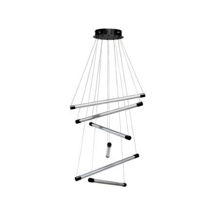 Corpuri de iluminat Lustre pentru casa scarii - Lustra LED casa scarii design modern Palos 6 3-Step DIMM Bk