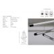Corpuri de iluminat Lustre pentru casa scarii - Lustra LED casa scarii design modern Palos 6 3-Step DIMM Bk