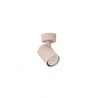 Spot aplicat directionabil de tavan/plafon EXO 1 R bej