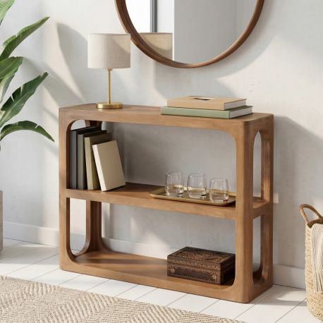 Console - Consola din lemn de mango ELEMENTS 90cm