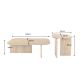Masute Living - Set 2 masute din lemn de mango GATSBY 100cm/45cm
