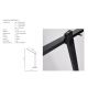 Lampadare - Lampa LED de podea stil minimalist ONTARIO BK DIMM SWITCH