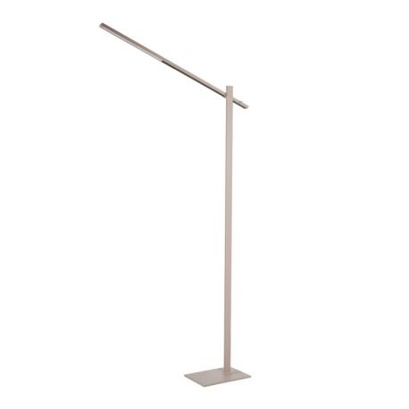 Lampadare - Lampa LED de podea stil minimalist ONTARIO bej DIMM SWITCH