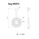 Aplice, corpuri de iluminat pentru pereti - Aplica LED design decorativ Sing