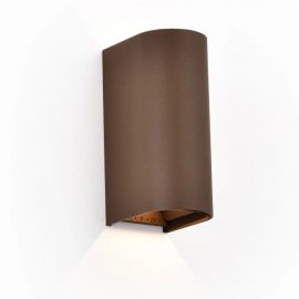 Aplice - Aplica LED iluminat exterior IP65 Badia corten