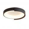 Plafoniera LED design circular Aruba 60cm negru