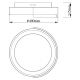 Plafoniere - Plafoniera LED design circular Aruba 40cm negru