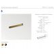 Spoturi, Proiectoare pe sina - Modul magnetic liniar Smart pentru sina magnetica SIGMA, SAGA 10W CCT auriu