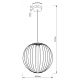 Pendule, Lustre suspendate - Lustra LED suspendata moderna Nelson