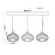 Pendule, Lustre suspendate - Lustra cu 3 pendule din metal MATEO