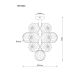 Lustre aplicate - Lustra aplicata cu 13 surse de lumina CONOR