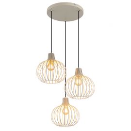 Pendule, Lustre suspendate - Lustra cu 3 pendule din metal MATEO