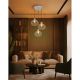 Pendule, Lustre suspendate - Lustra cu 3 pendule din metal MATEO