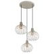 Pendule, Lustre suspendate - Lustra cu 3 pendule din metal MATEO