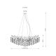 Pendule, Lustre suspendate - Lustra suspendata metal auriu mat, cristale de sticla QUEENA