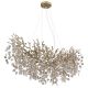 Pendule, Lustre suspendate - Lustra suspendata metal auriu mat, cristale de sticla QUEENA