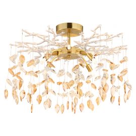 Lustre aplicate - Lustra aplicata Danna auriu mat/ chihlimbar