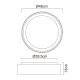 Plafoniere - Plafoniera LED design circular KEMP