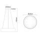 Pendule, Lustre suspendate - Lustra LED suspendata design circular KEMP