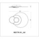 Lustre aplicate - Lustra LED cu telecomanda design circular BELTRAN