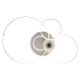 Lustre aplicate - Lustra LED cu telecomanda design circular BELTRAN