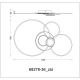 Lustre aplicate - Lustra LED cu telecomanda design circular BELTRAN